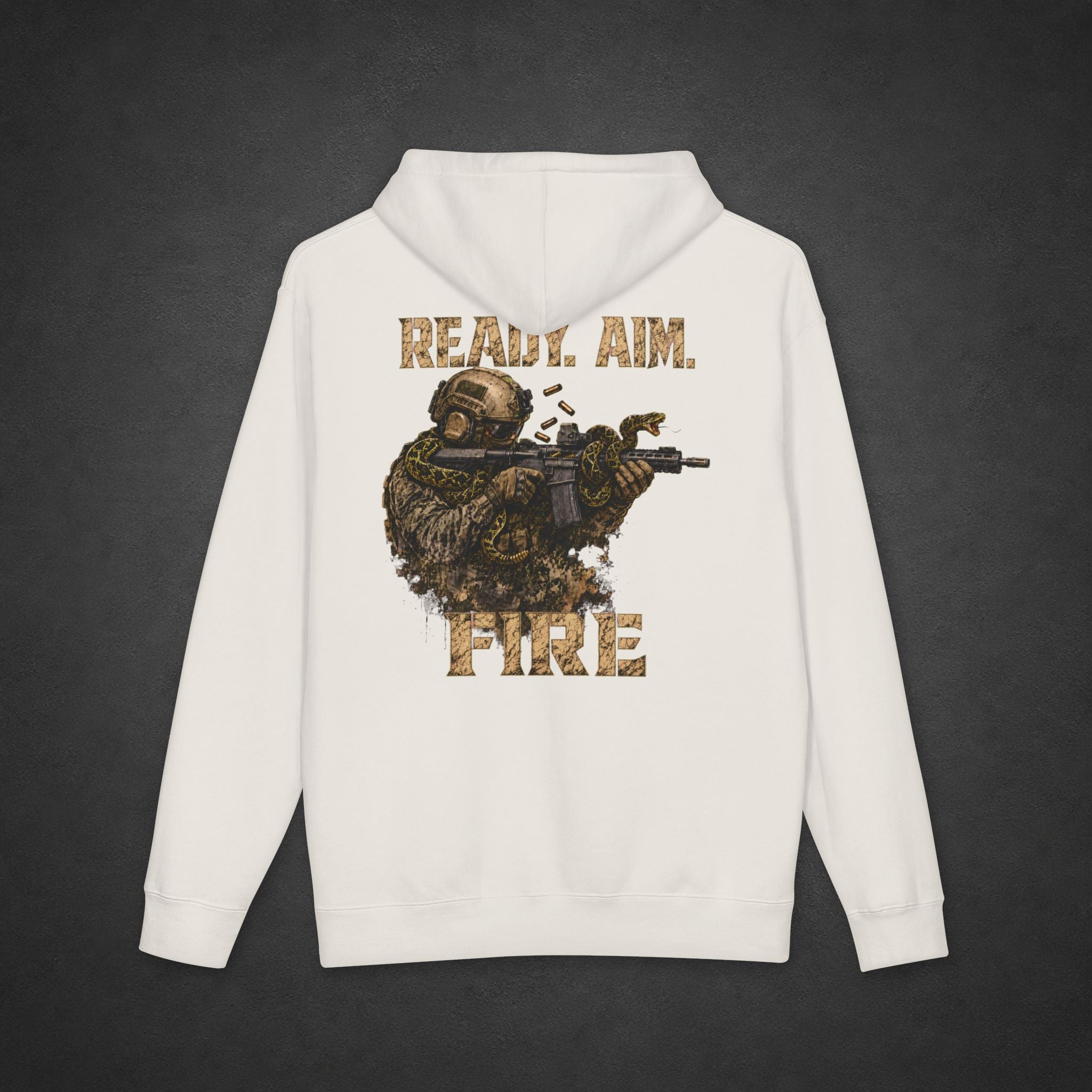 Ready. Aim. Fire. Hoodie