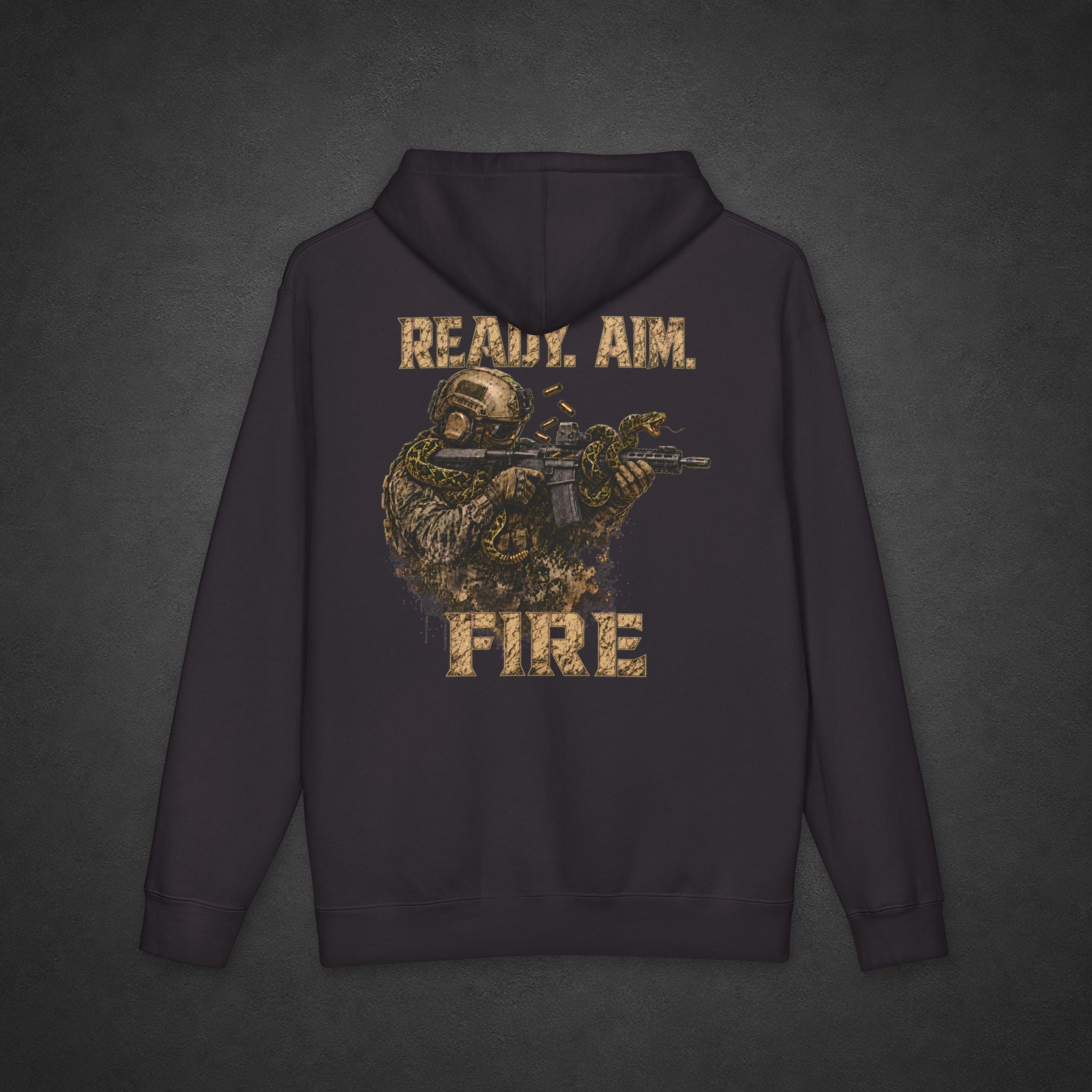 Ready. Aim. Fire. Hoodie