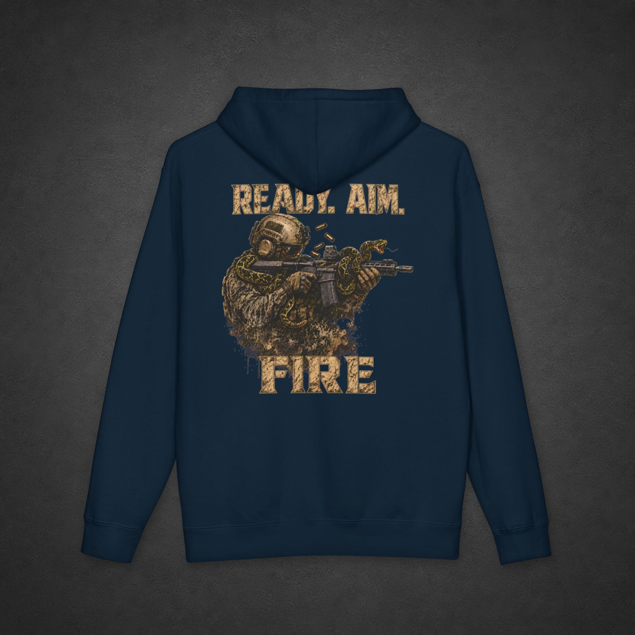 Ready. Aim. Fire. Hoodie